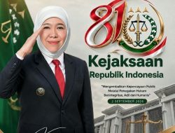 Peringatan HUT Kejaksaan RI ke-81, Gubernur Khofifah Apresiasi Penegakan Hukum yang Berintegritas, Adil dan Humanis