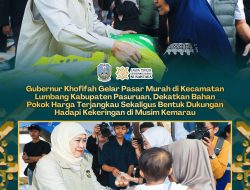 Gubernur Khofifah Gelar Pasar Murah di Lumbang Pasuruan, Ringankan Beban Warga di Tengah Kemarau Panjang