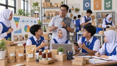 SMKN 5 Surabaya Dorong Produk Sekolah Naik Kelas