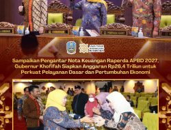 Gubernur Khofifah Sampaikan Nota Keuangan APBD 2027, Prioritaskan Pelayanan Dasar dan Pertumbuhan Ekonomi