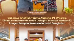 Gubernur Khofifah Bahas Rencana Pengembangan Kawasan Industri Bangkalan Bersama Investor