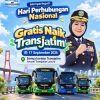Peringati Harhubnas 2026, Khofifah Gratiskan Trans Jatim Dorong Warga Beralih ke Transportasi Publik