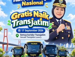 Peringati Harhubnas 2026, Khofifah Gratiskan Trans Jatim Dorong Warga Beralih ke Transportasi Publik