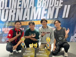 Ubaya Borong 2 Gelar Juara di Polinema Bridge Tournament II, Diikuti 105 Pasangan dari Berbagai Daerah