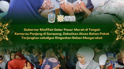 Khofifah Gelar Pasar Murah untuk Warga Kedungdung Sampang di Tengah Kemarau Panjang