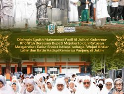 Khofifah dan Ratusan Warga Gelar Sholat Istisqa’, Ikhtiar Hadapi Kemarau Panjang di Jatim