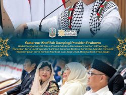 Gubernur Khofifah Dampingi Presiden Prabowo di Peringatan Satu Abad Gontor
