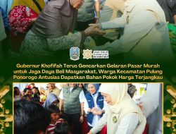 Khofifah Gencarkan Pasar Murah di Pulung Ponorogo, Jaga Daya Beli Masyarakat