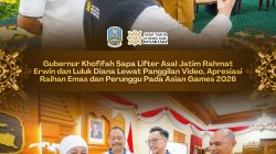 Khofifah Sapa Rahmat Erwin dan Luluk Diana via Video Call, Apresiasi Raihan Medali Asian Games 2026