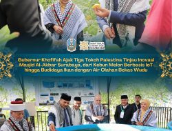 Tiga Tokoh Palestina Tinjau Inovasi Masjid Al-Akbar Surabaya Bersama Khofifah