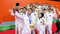 Tim Putra Bulu Tangkis Sumbang Emas Dipuji Presiden