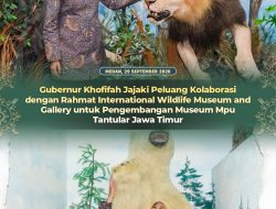 Khofifah Buka Peluang Kolaborasi dengan Rahmat International Wildlife Museum untuk Kembangkan Museum Mpu Tantular