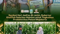 Sambut Hari Jadi ke-81 Jatim, Gubernur Khofifah Salurkan Alsintan untuk Tingkatkan Produktivitas Petani Mojokerto