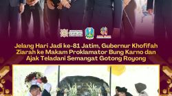Jelang Hari Jadi ke-81 Jatim, Gubernur Khofifah Ziarah ke Makam Proklamator Bung Karno dan Ajak Teladani Semangat Gotong Royong