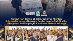 Sambut Hari Jadi ke-81 Jatim, Gubernur Khofifah Salurkan Bansos dan Dukungan Pemberdayaan Rp9,87 Miliar di Magetan, Jadi Pengungkit Ketahanan Ekonomi Keluarga
