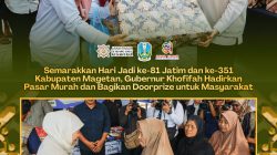 HUT ke-81 Jatim dan ke-351 Magetan, Khofifah Gelar Pasar Murah untuk Masyarakat
