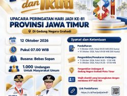 500 Kuota Undangan Upacara HUT ke-81 Jatim Ludes dalam 31 Detik, Khofifah Apresiasi Antusiasme Warga
