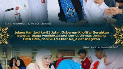 Khofifah Perkuat Akses Pendidikan, Murid Afirmasi SMA, SMK, dan SLB di Blitar Raya serta Magetan Terima Bantuan