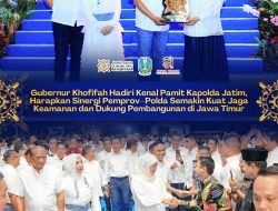 Khofifah Hadiri Kenal Pamit Kapolda Jatim, Perkuat Sinergi Jaga Keamanan dan Pembangunan