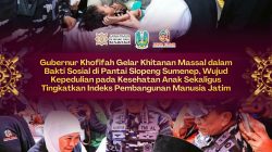 Semarak HUT ke-81 Jatim, Khofifah Gelar Khitanan Massal di Pantai Slopeng Sumenep