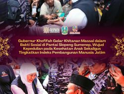 Semarak HUT ke-81 Jatim, Khofifah Gelar Khitanan Massal di Pantai Slopeng Sumenep