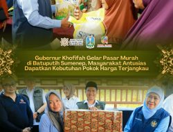 HUT ke-81 Jatim, Khofifah Gelar Pasar Murah di Batuputih Sumenep
