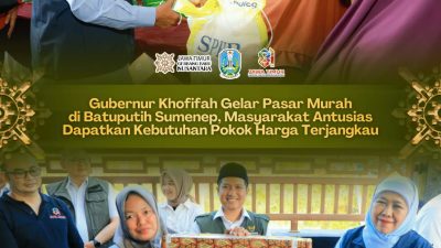 HUT ke-81 Jatim, Khofifah Gelar Pasar Murah di Batuputih Sumenep