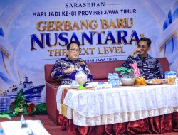 Sarasehan di KRI Makassar 590, Sekdaprov Jatim Dorong Jatim Jadi Gerbang Baru Nusantara