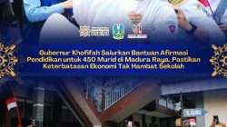 Khofifah Salurkan Bantuan Pendidikan bagi 450 Murid Madura Raya, Dorong Pemerataan Akses Sekolah Bantuan Afirmasi Pendidikan