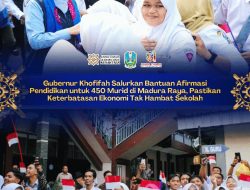 Khofifah Salurkan Bantuan Pendidikan bagi 450 Murid Madura Raya, Dorong Pemerataan Akses Sekolah Bantuan Afirmasi Pendidikan