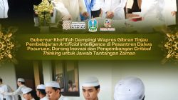 Dampingi Wapres Gibran, Khofifah Dorong Pembelajaran AI dan Critical Thinking di Pesantren
