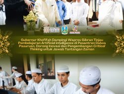 Dampingi Wapres Gibran, Khofifah Dorong Pembelajaran AI dan Critical Thinking di Pesantren