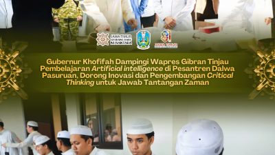 Dampingi Wapres Gibran, Khofifah Dorong Pembelajaran AI dan Critical Thinking di Pesantren