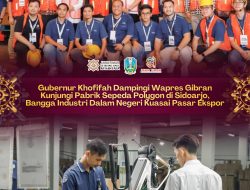 Dampingi Wapres Gibran, Khofifah Bangga Industri Sepeda Jatim Kuasai Pasar Ekspor