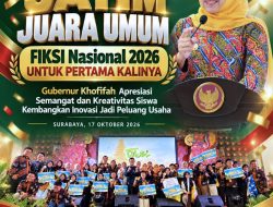 Raih Juara Umum FIKSI Nasional 2026, Jatim Cetak Sejarah untuk Pertama Kalinya
