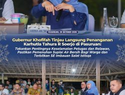 Khofifah Tinjau Penanganan Karhutla Tahura R Soerjo, Pastikan Keselamatan Petugas dan Suplai Air Warga