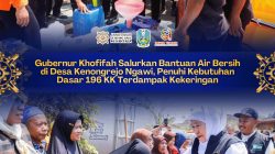 Gubernur Khofifah Salurkan Bantuan Air Bersih di Desa Kenongrejo Ngawi, Penuhi Kebutuhan Dasar 196 KK Terdampak Kekeringan