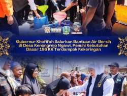 Gubernur Khofifah Salurkan Bantuan Air Bersih di Desa Kenongrejo Ngawi, Penuhi Kebutuhan Dasar 196 KK Terdampak Kekeringan