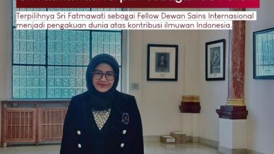 Sejarah Baru Sains Indonesia: Sri Fatmawati Terpilih sebagai Fellow Dewan Sains Internasional