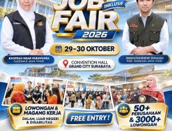 Khofifah Ajak Masyarakat Manfaatkan Job Fair Inklusif 2026, Sediakan 4.807 Lowongan Kerja dan Magang
