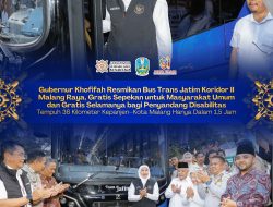 Trans Jatim Koridor II Malang Raya Resmi Beroperasi, Khofifah Beri Tarif Gratis Sepekan