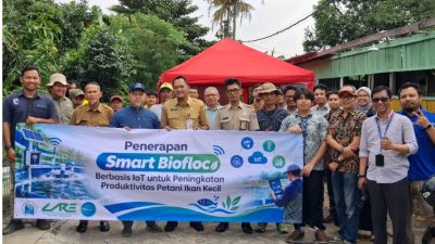 Pantau Kolam Ikan Cukup dari HP, PNJ Kenalkan Smart Biofloc Berbasis IoT di Ciganjur