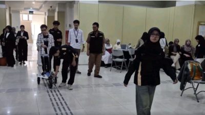 Tim BESTARI UPI Uji Coba Robot Pemandu SULU, Inovasi Teknologi Asistif untuk Mendukung Mobilitas Mandiri Tunanetra