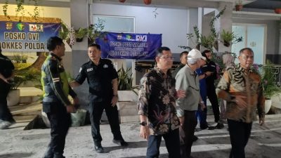 Bupati Sleman Tinjau Kebakaran Trans Home dan Sampaikan Duka untuk Keluarga Korban