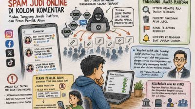 CISSReC Dorong Platform Digital Tingkatkan Deteksi Otomatis Spam Judi Online